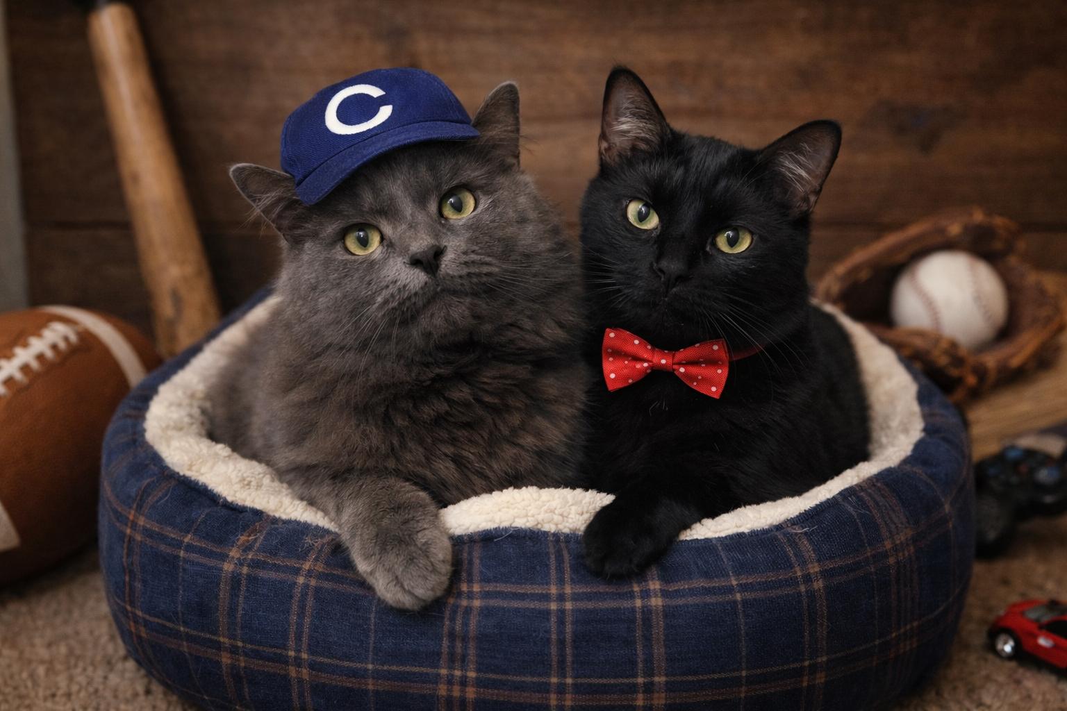 Enlarge Falcor & Wolfie, a Adoptable Domestic Long Hair in Jacksonville, FL image 4/6