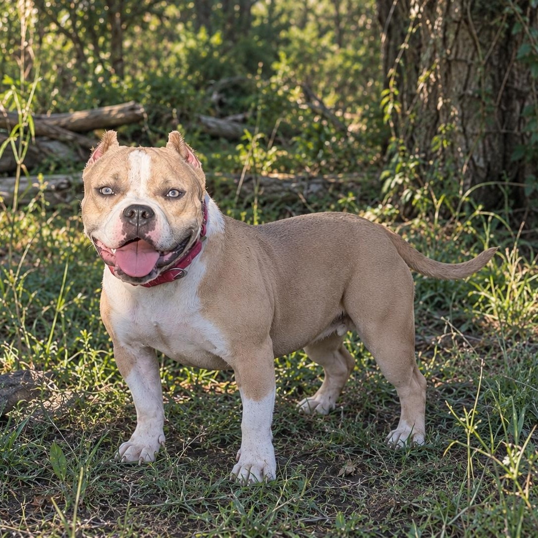Echo, Adoptable, Young Female American Bully.