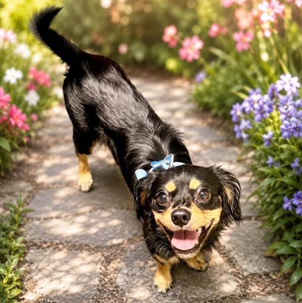 Levi, Adoptable, Puppy Male Cavalier King Charles Spaniel & Dachshund.