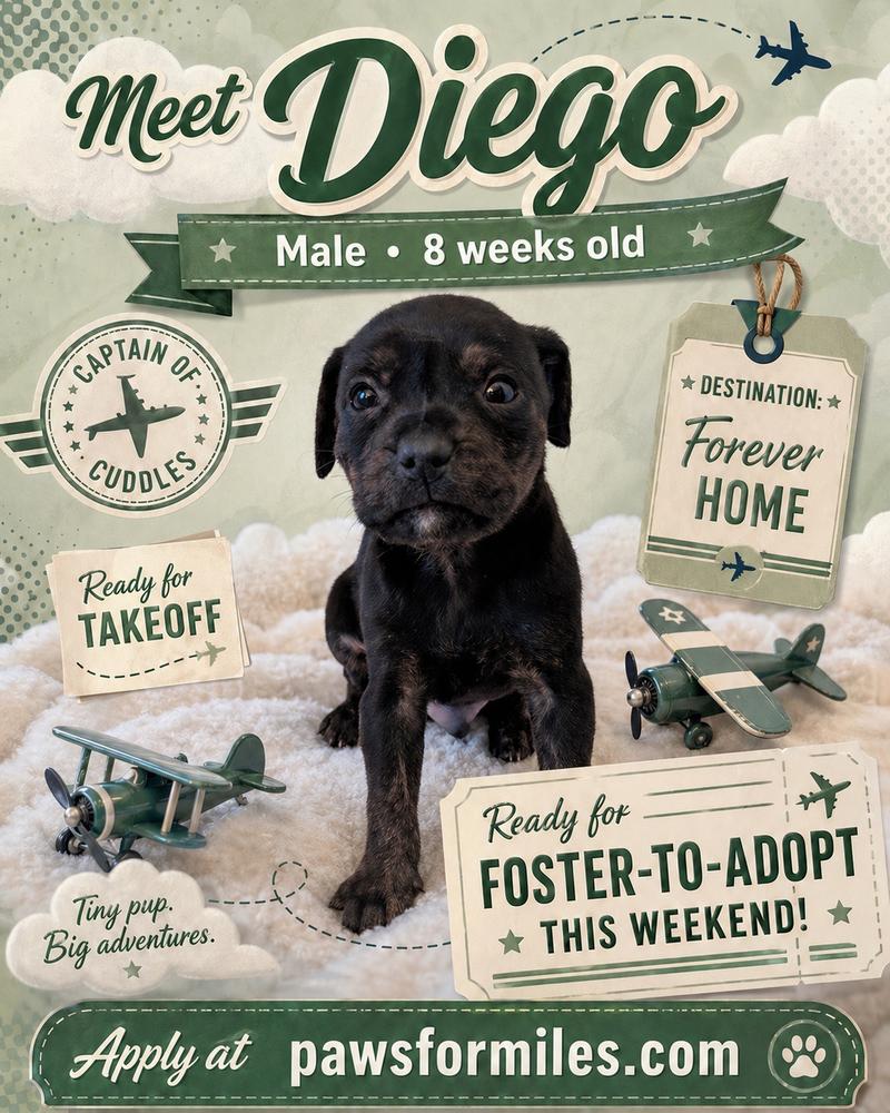 Enlarge Diego, a Adoptable mixed breed in Loveland, OH image 3/3