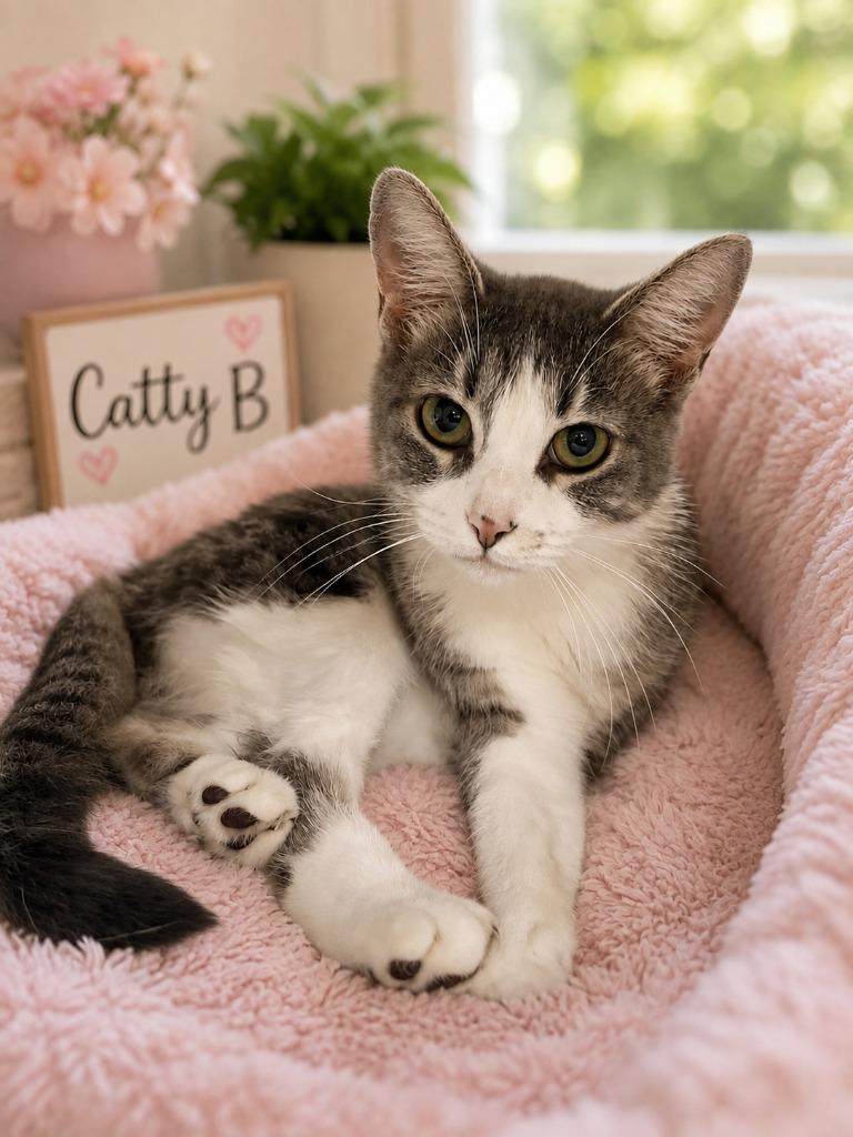 Catty B, Adoptable, Young Female Domestic Short Hair.
