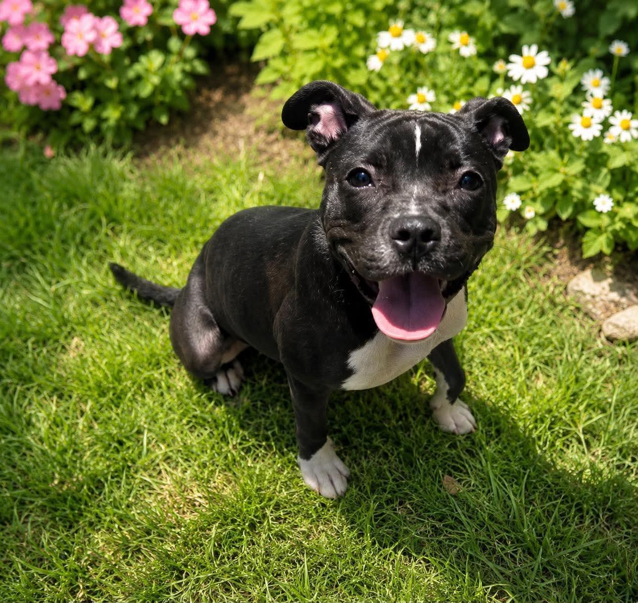Margarita, ADOPTABLE, Puppy Female Pit Bull Terrier.