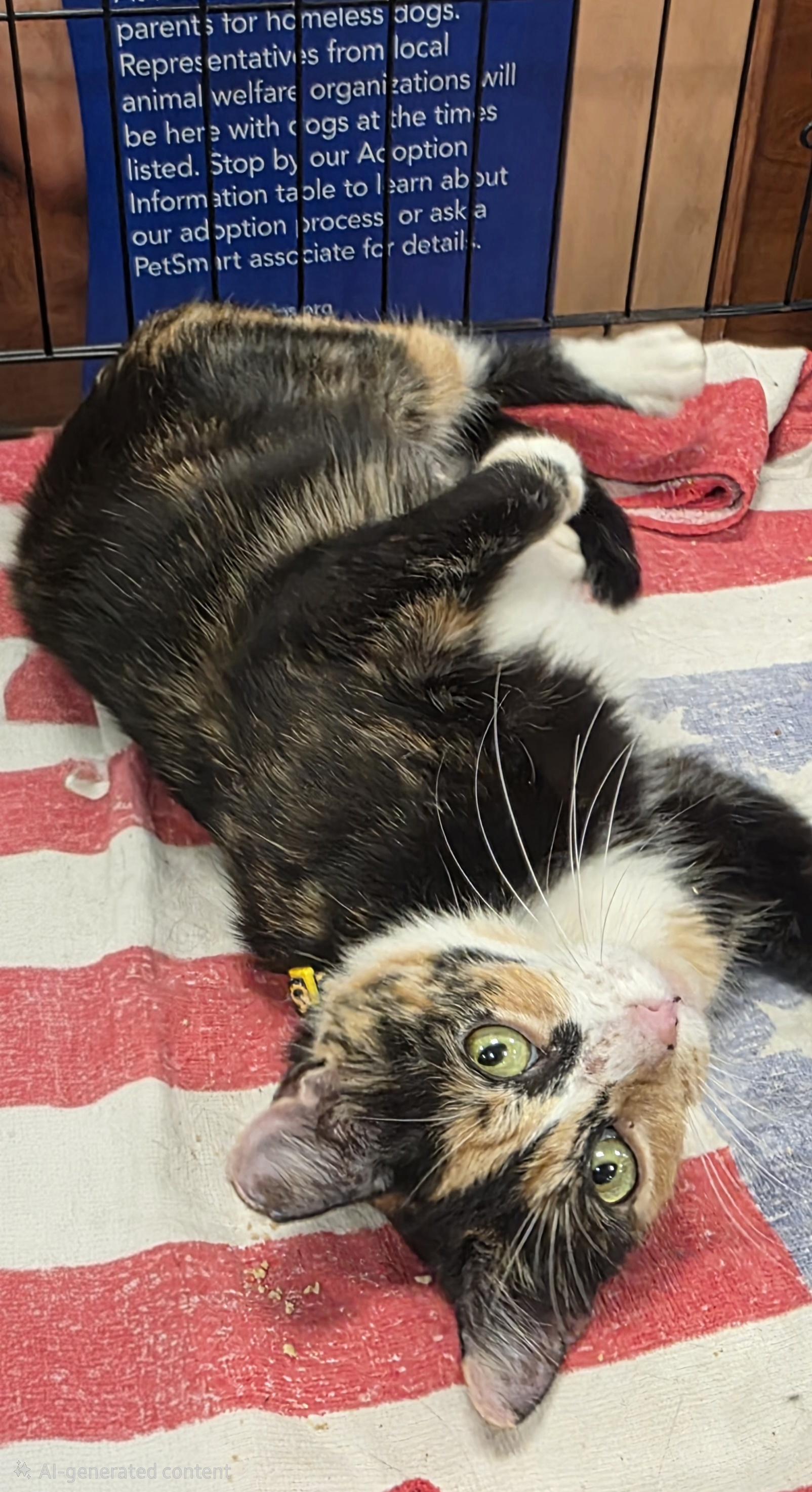 Enlarge Ophelia, a Adoptable Calico in North Bergen, NJ image 5/5