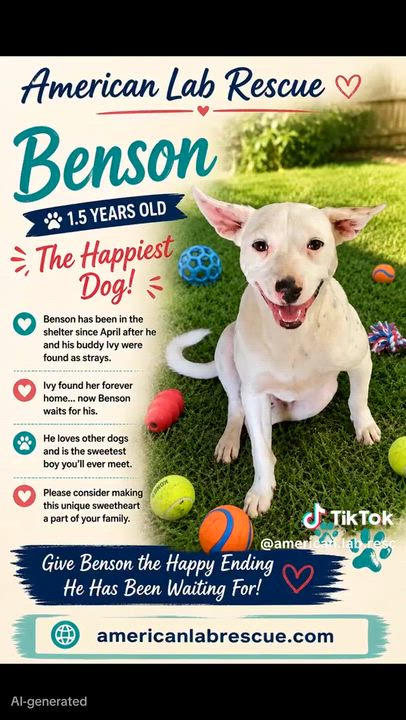 Enlarge Benson, an adoptable mixed breed in Willington, CT video 6/6