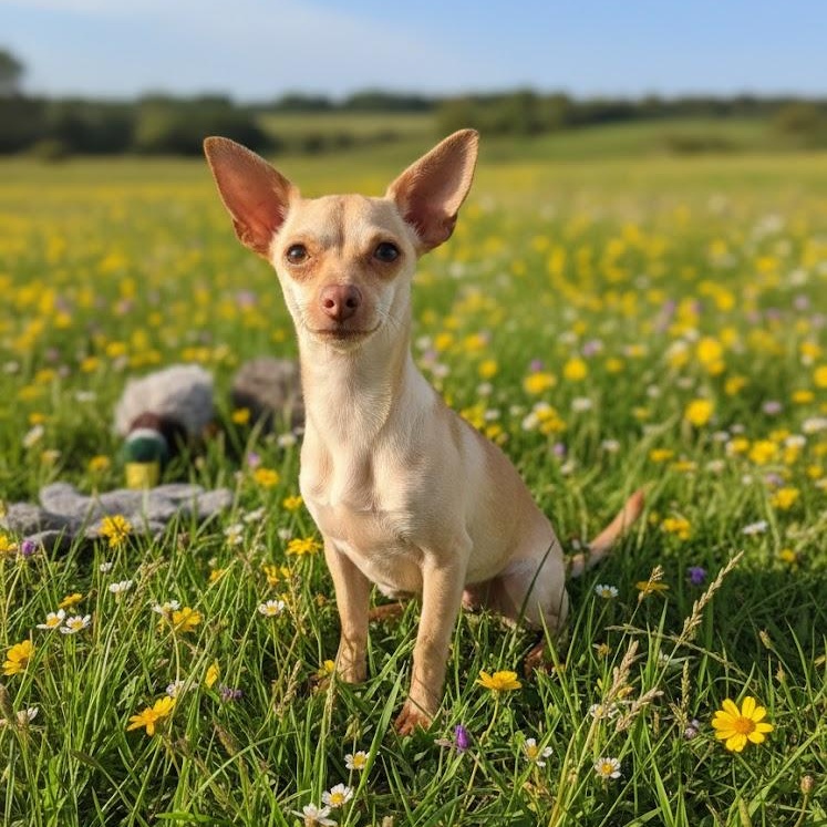 Peacky, Adoptable, Young Female Chihuahua & Miniature Dachshund.