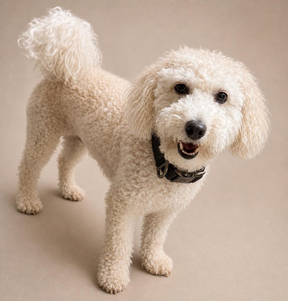 Darby, Adopted, Adult Male Bichon Frise.