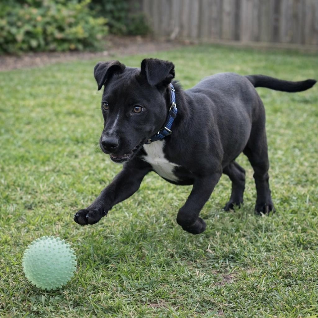 Stumpy, Adoptable, Young Male Black Labrador Retriever & Mixed Breed.