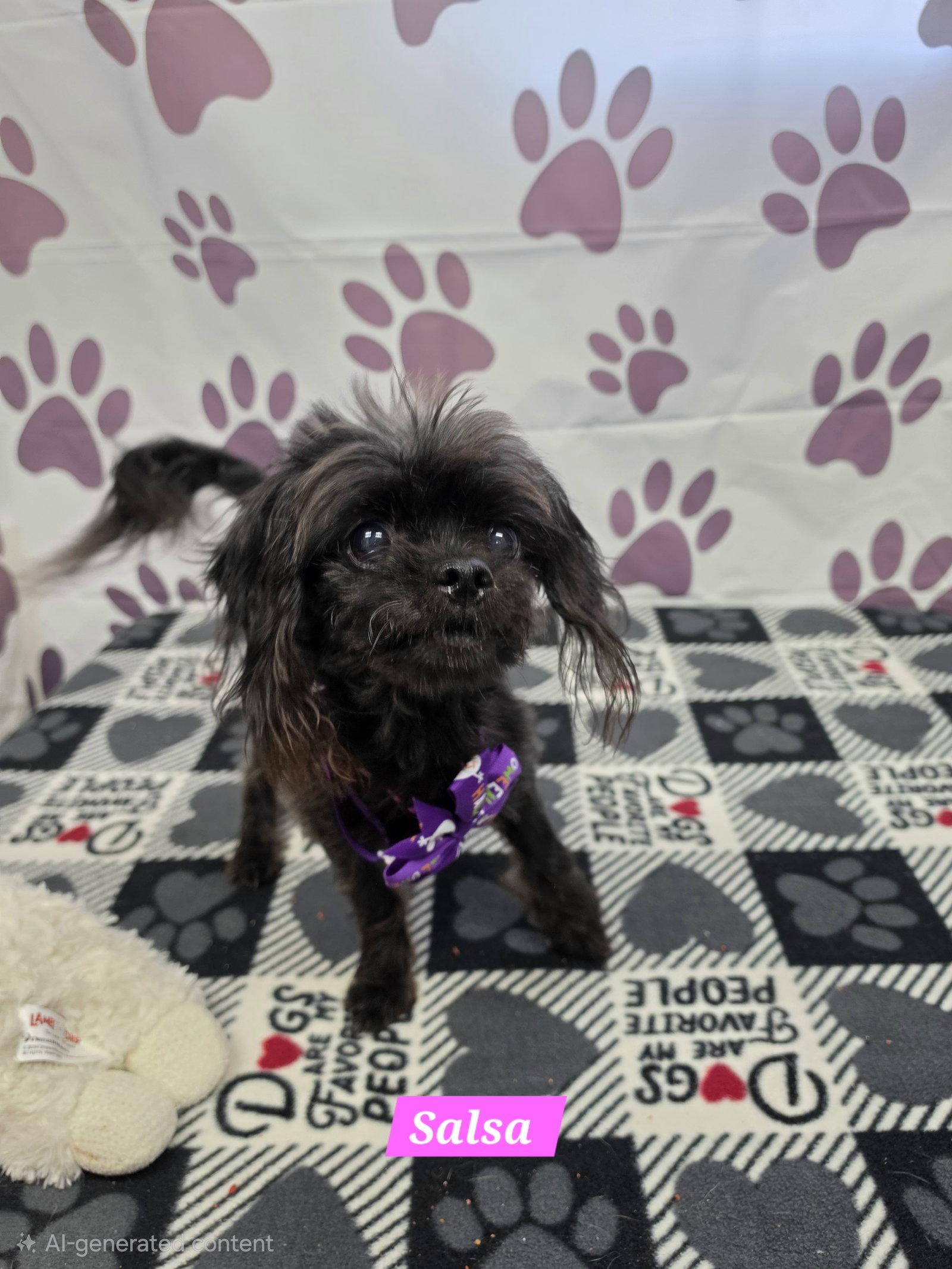 Salsa, Adoptable, Adult Female Papillon.
