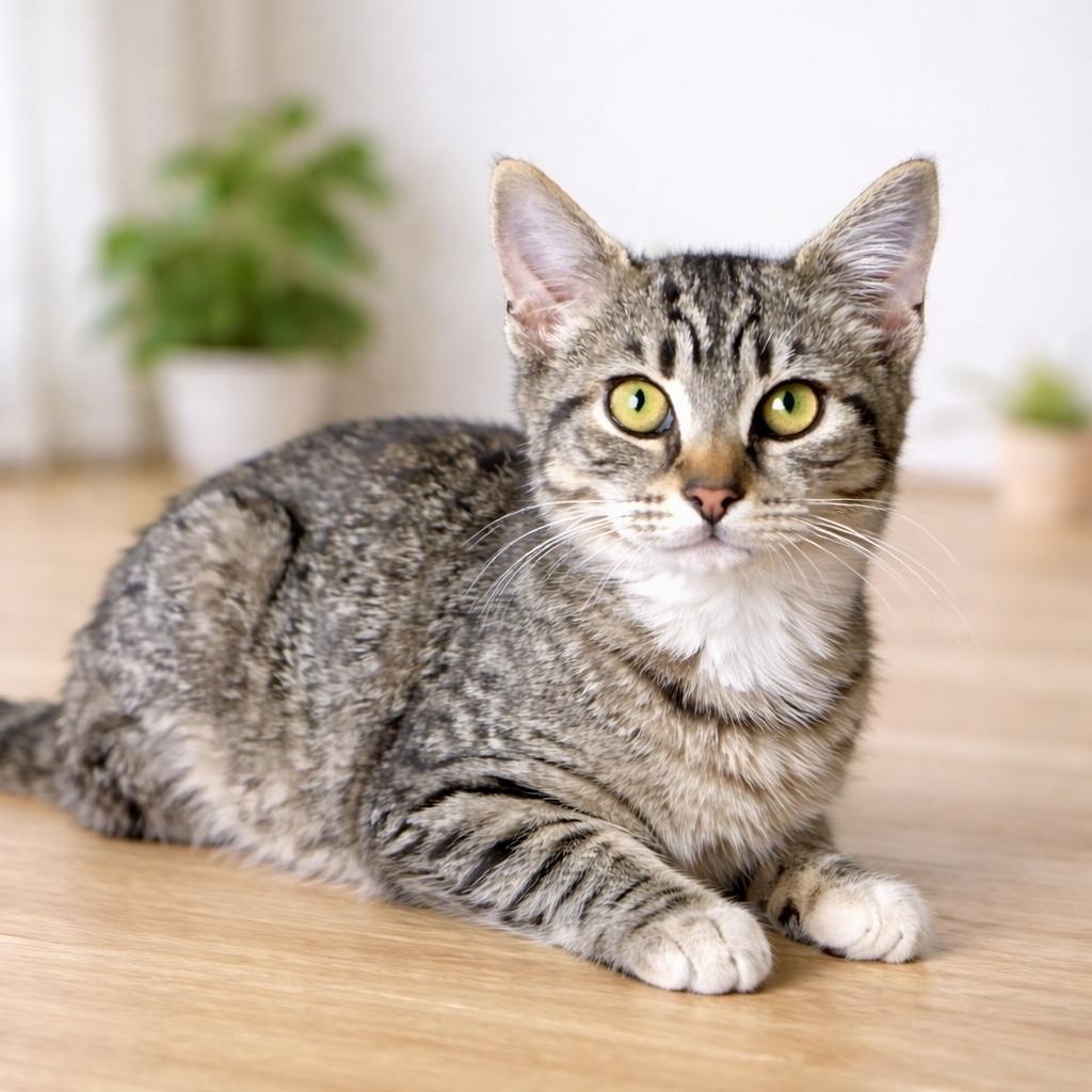 Fir, ADOPTABLE, Kitten Female Tabby.