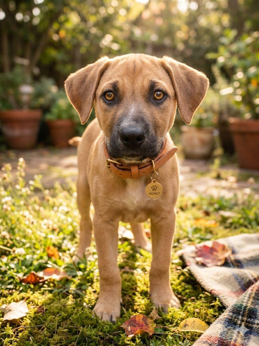 Castellon, Adopted, Puppy Male Shepherd.