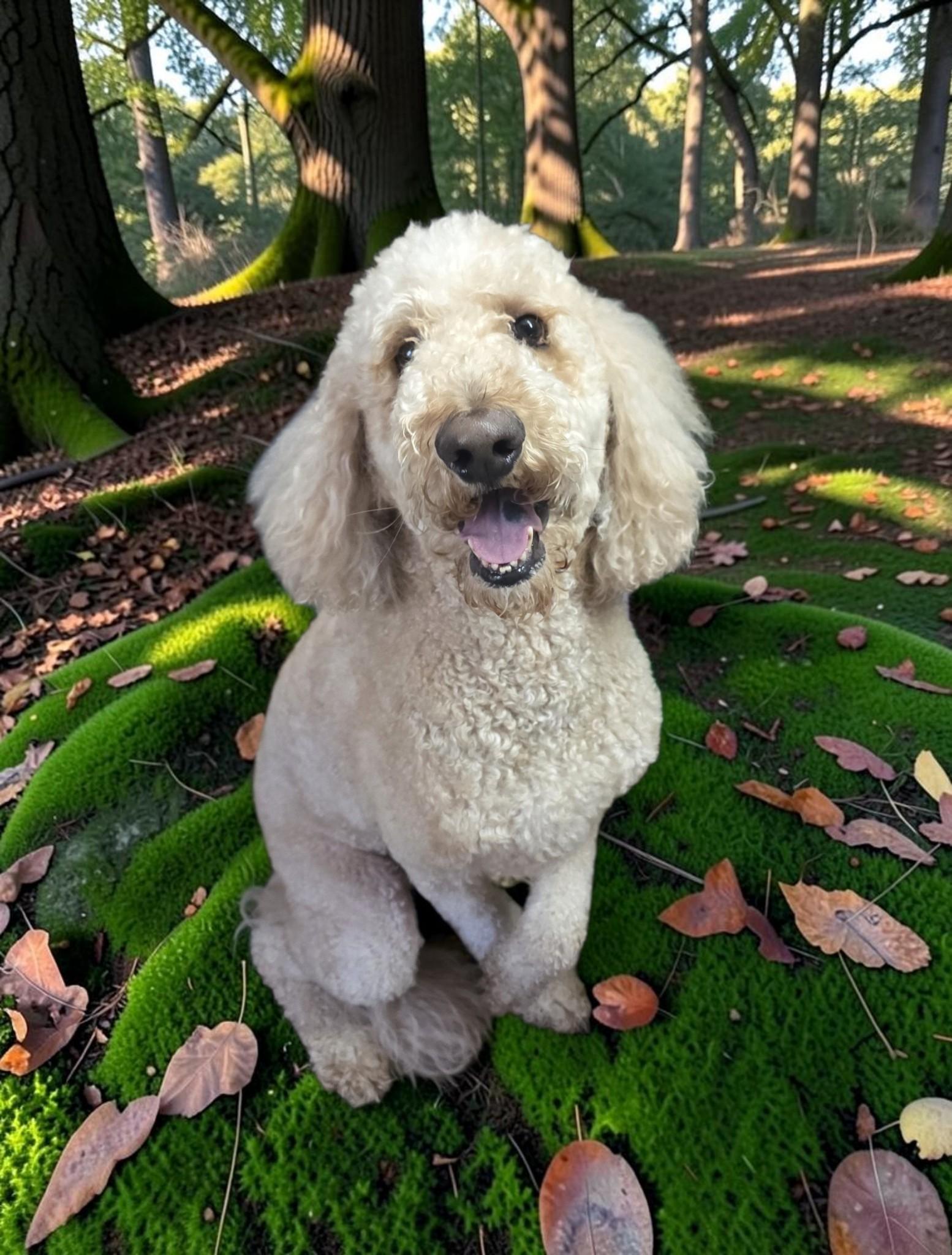 Milo, Adoptable, Adult Male Labradoodle.