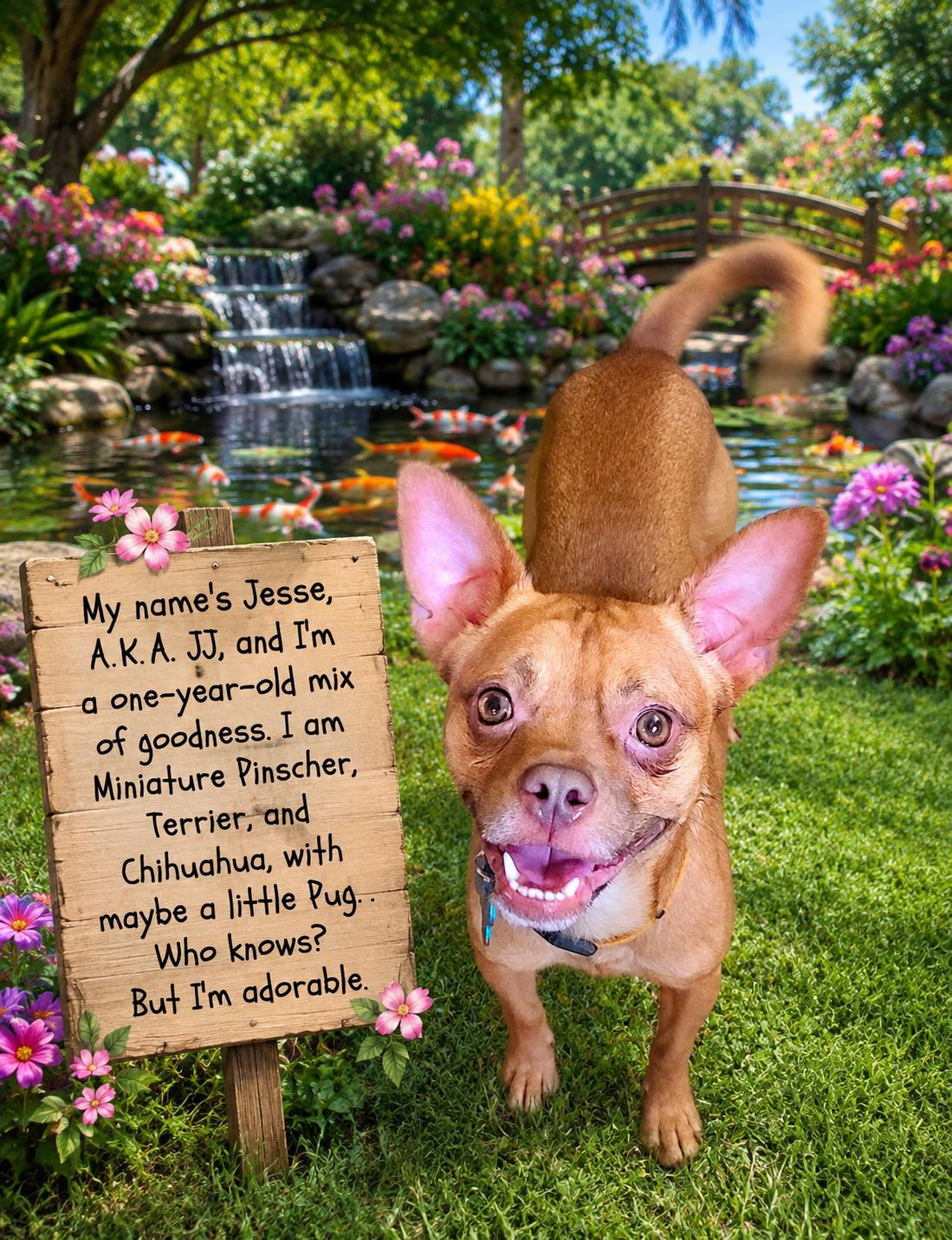 JJ, Adoptable, Young Male Chihuahua & Pug.