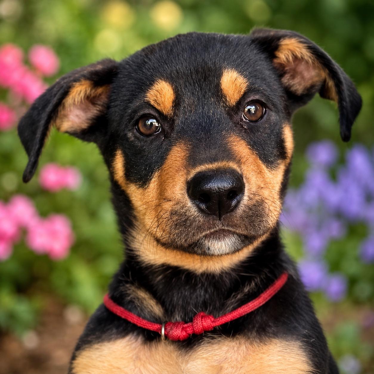 Tito, adopted, Puppy Male Labrador Retriever.