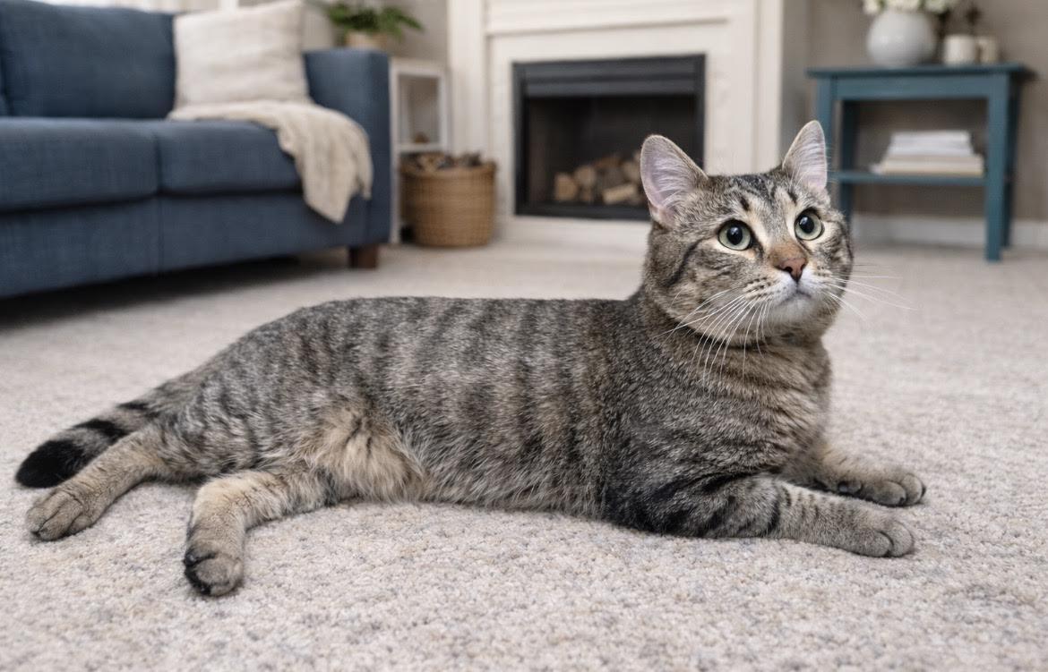 Lynx, adopted, Young Male Domestic Short Hair.