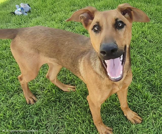 FAJITA, Adoptable, Young Male Doberman Pinscher & Mixed Breed.