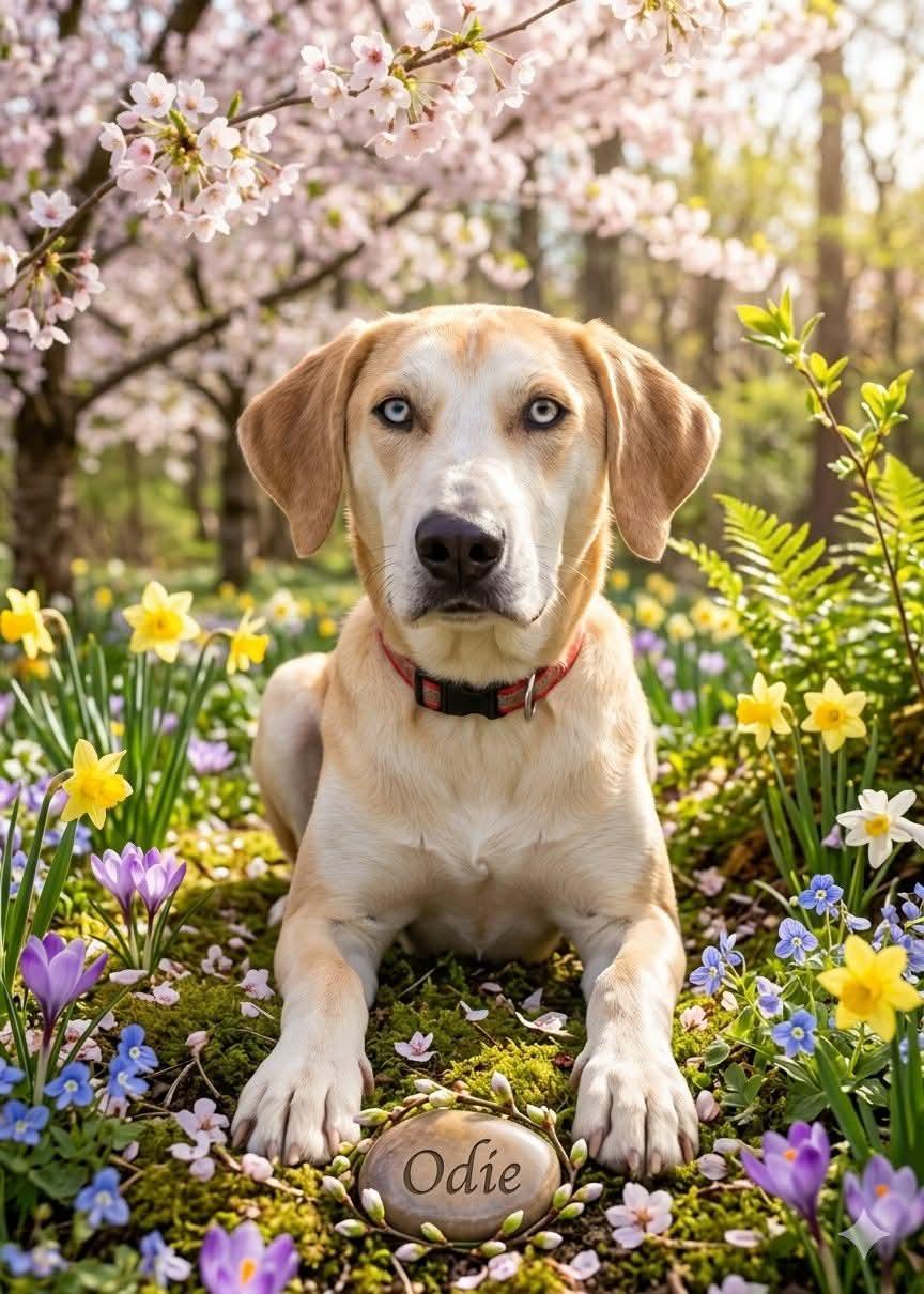 Enlarge Odie - In Mass., a Adoptable mixed breed in Willington, CT image 1/6
