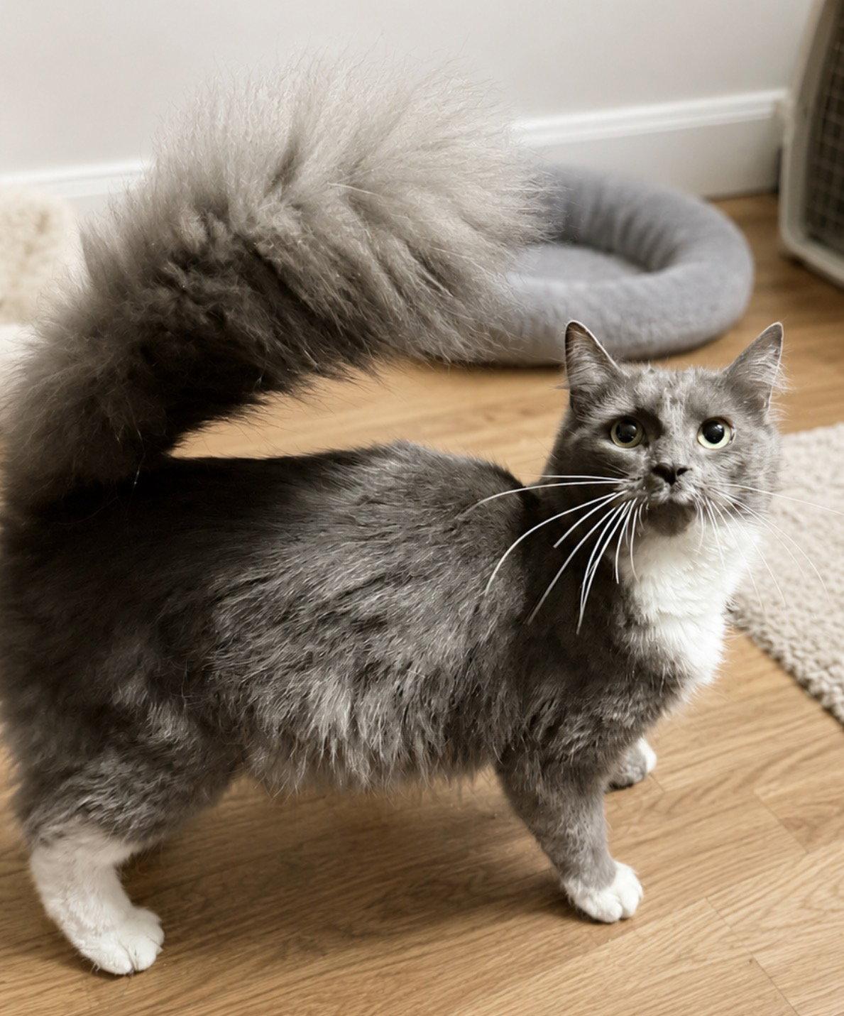 Buffy 6 months female (AVAIL 8/26), Adopted, Young Female Domestic Medium Hair.