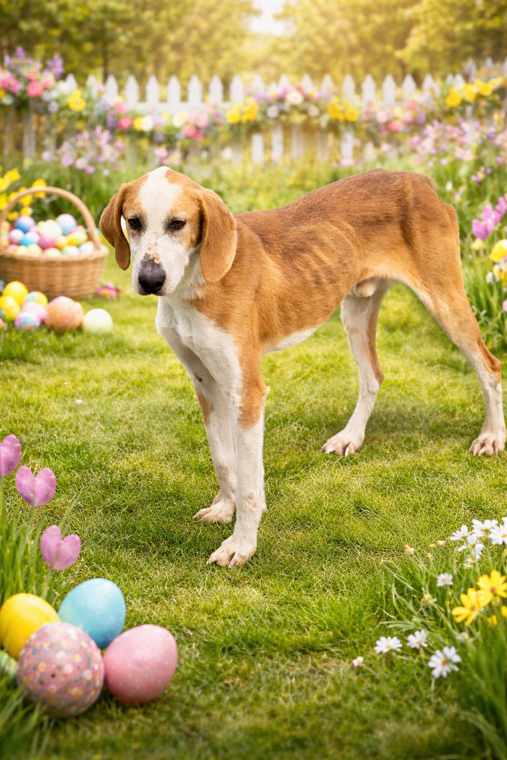 Tru, ADOPTABLE, Adult Male Hound.