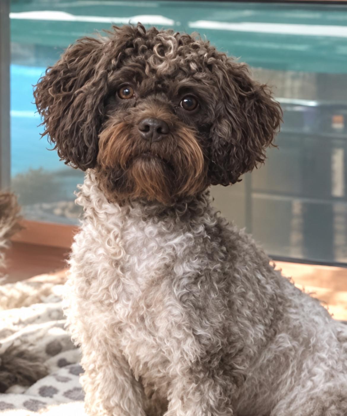 Anna, Adopted, Adult Female Miniature Poodle & Shih Tzu.