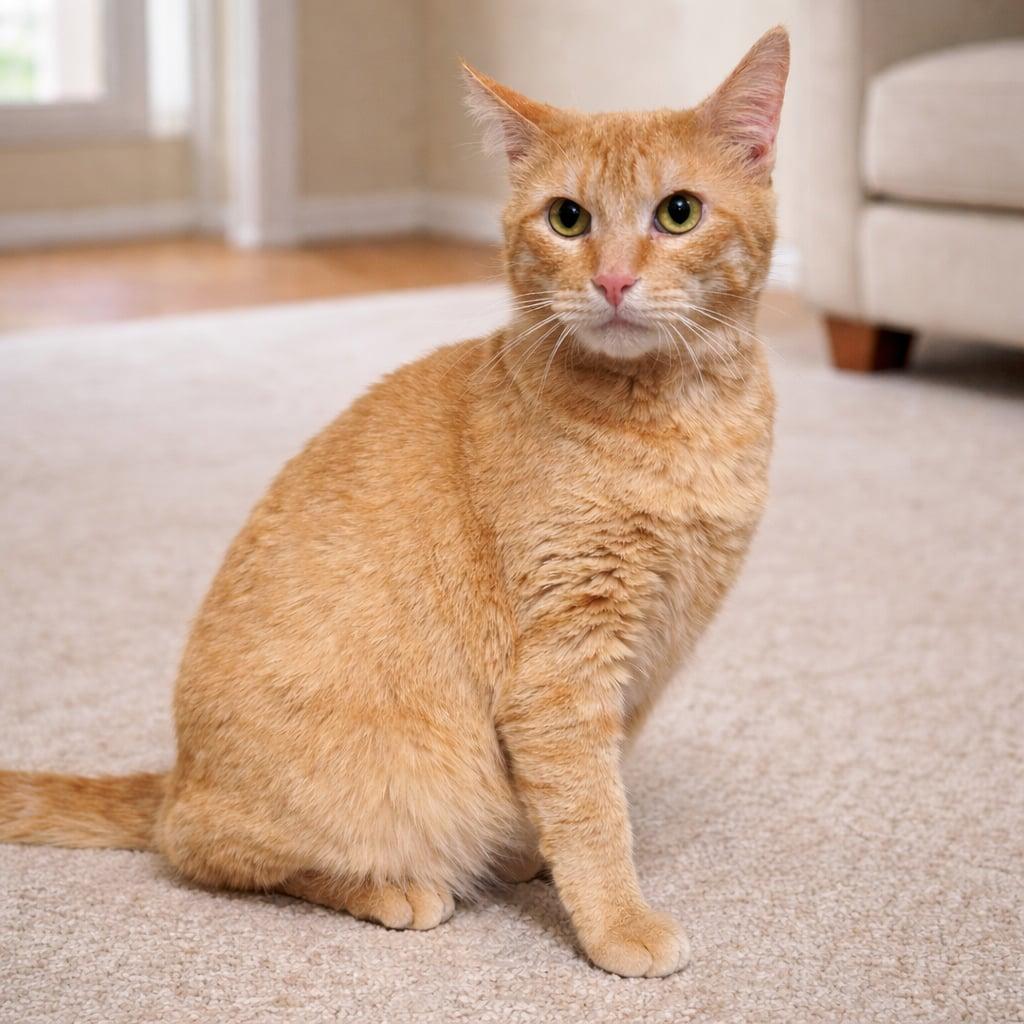 Chestnut, Adoptable, Young Male Domestic Short Hair.