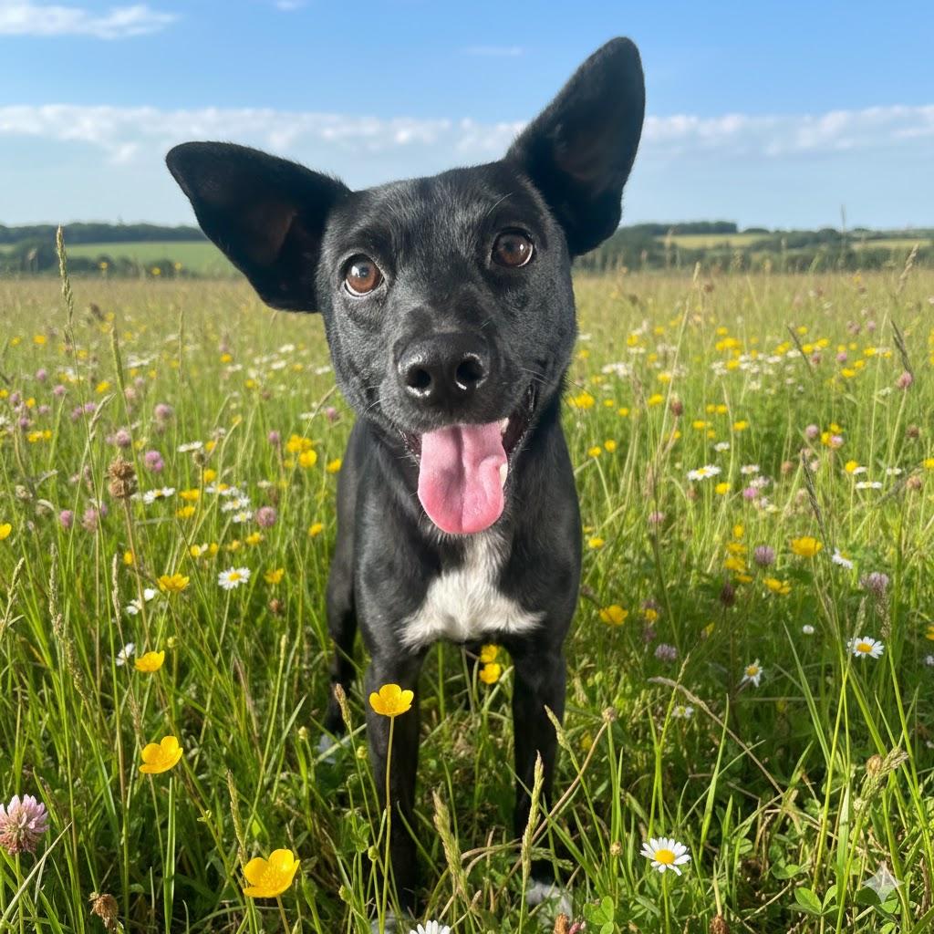 Thereon, Adoptable, Young Male Manchester Terrier.