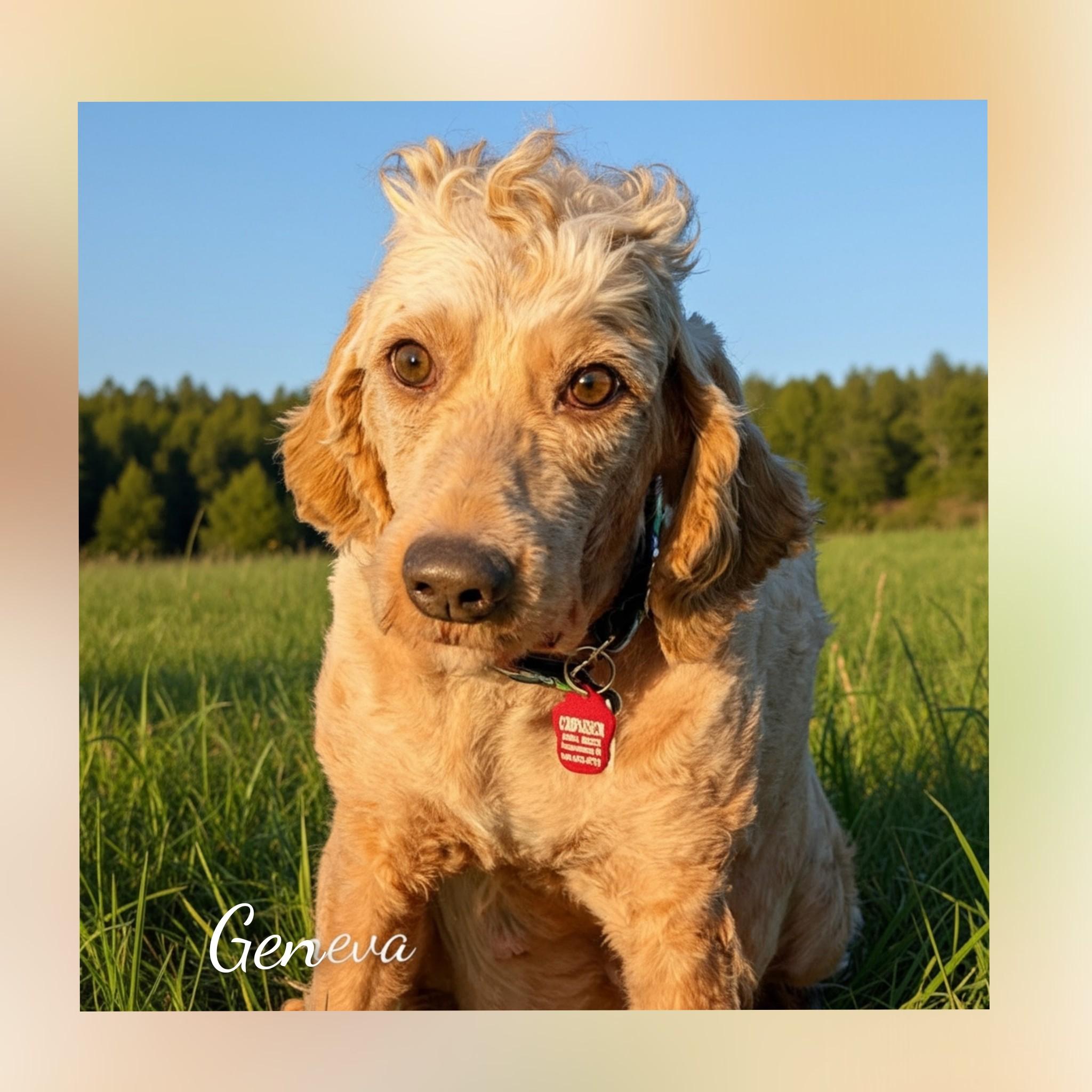 Enlarge Geneva, a Adopted Goldendoodle in Fredericksburg, VA image 1/6