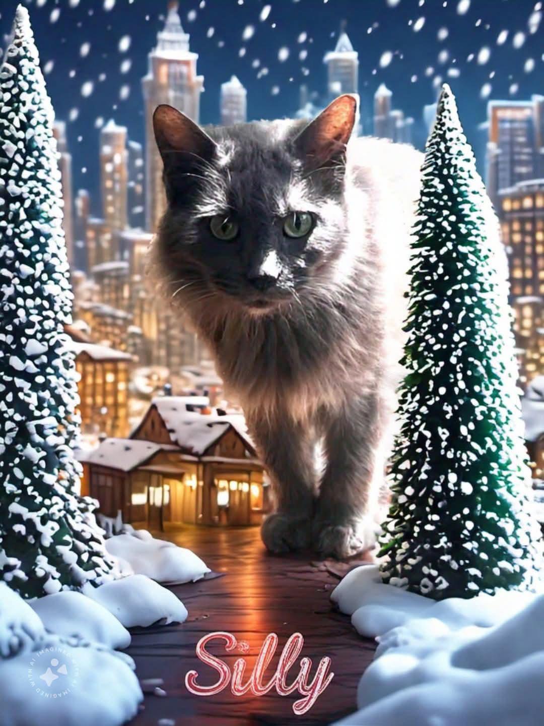Enlarge Silly , a ADOPTABLE Domestic Long Hair in Dyersburg, TN image 2/5