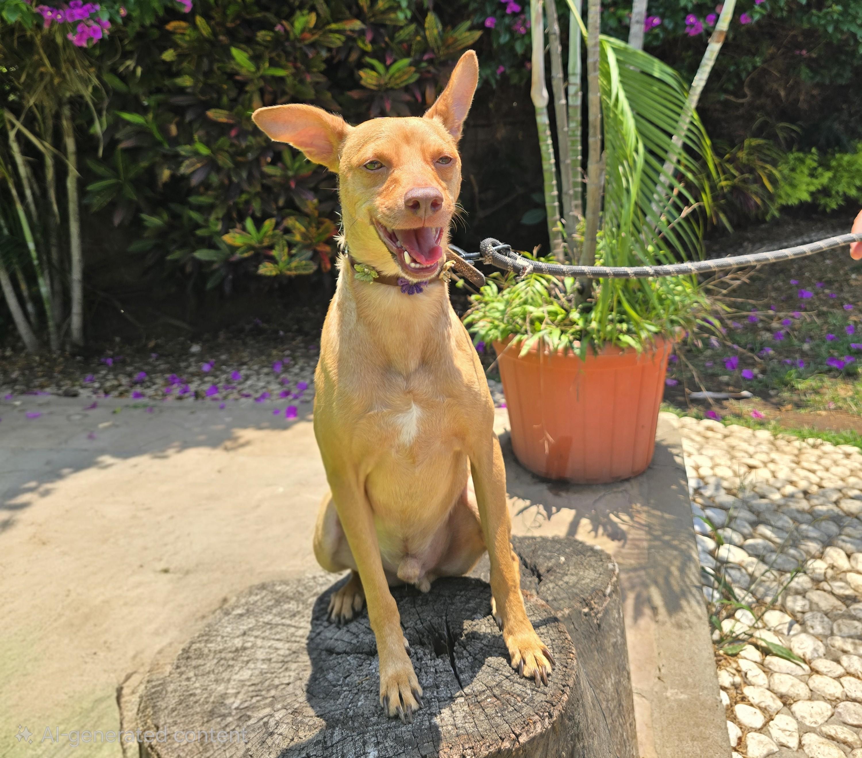 Chico, Adopted, Young Male Miniature Pinscher & Chihuahua.