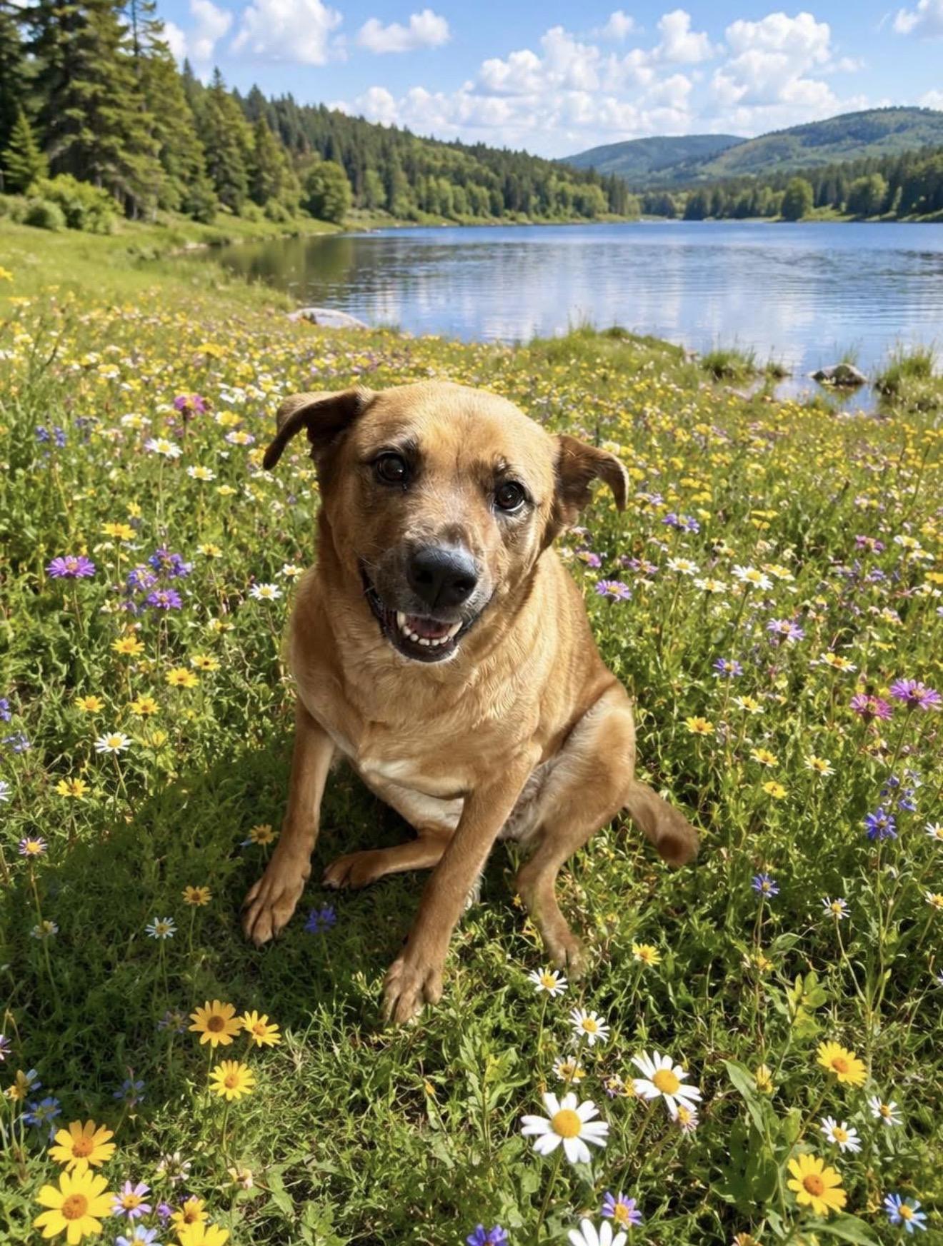 Nora, Adoptable, Adult Female Carolina Dog.