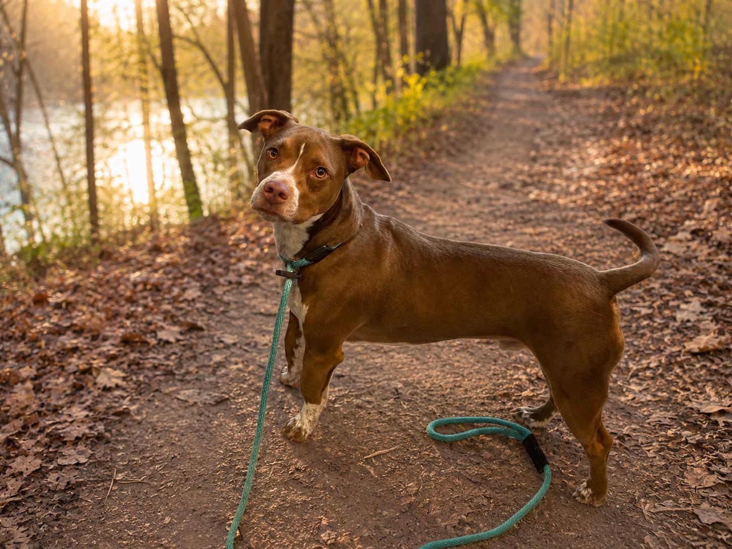 Briggs, ADOPTABLE, Young Male Pit Bull Terrier & Dachshund.