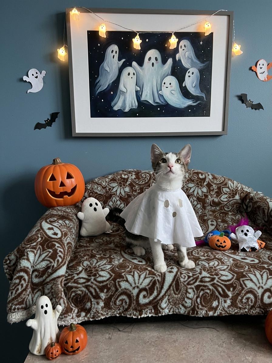 Enlarge Ghost - 721, a Adoptable Domestic Short Hair in Sunset Hills, MO image 1/5