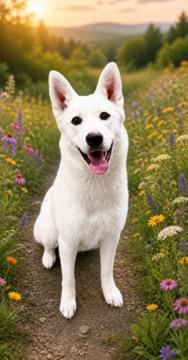 Khalasi, Adoptable, Young Female German Shepherd Dog & Husky.