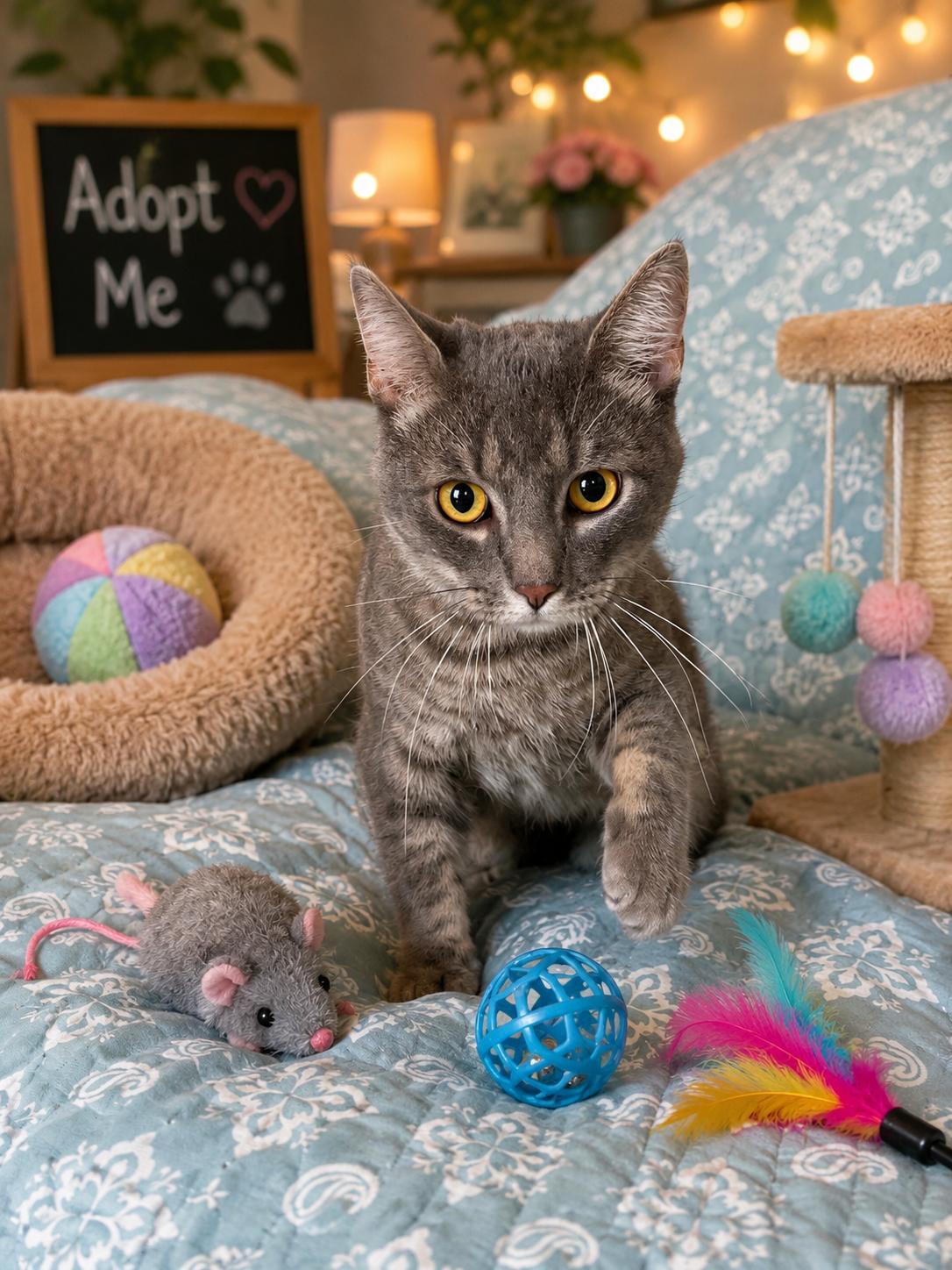 Astro, Adoptable, Adult Male Domestic Short Hair.