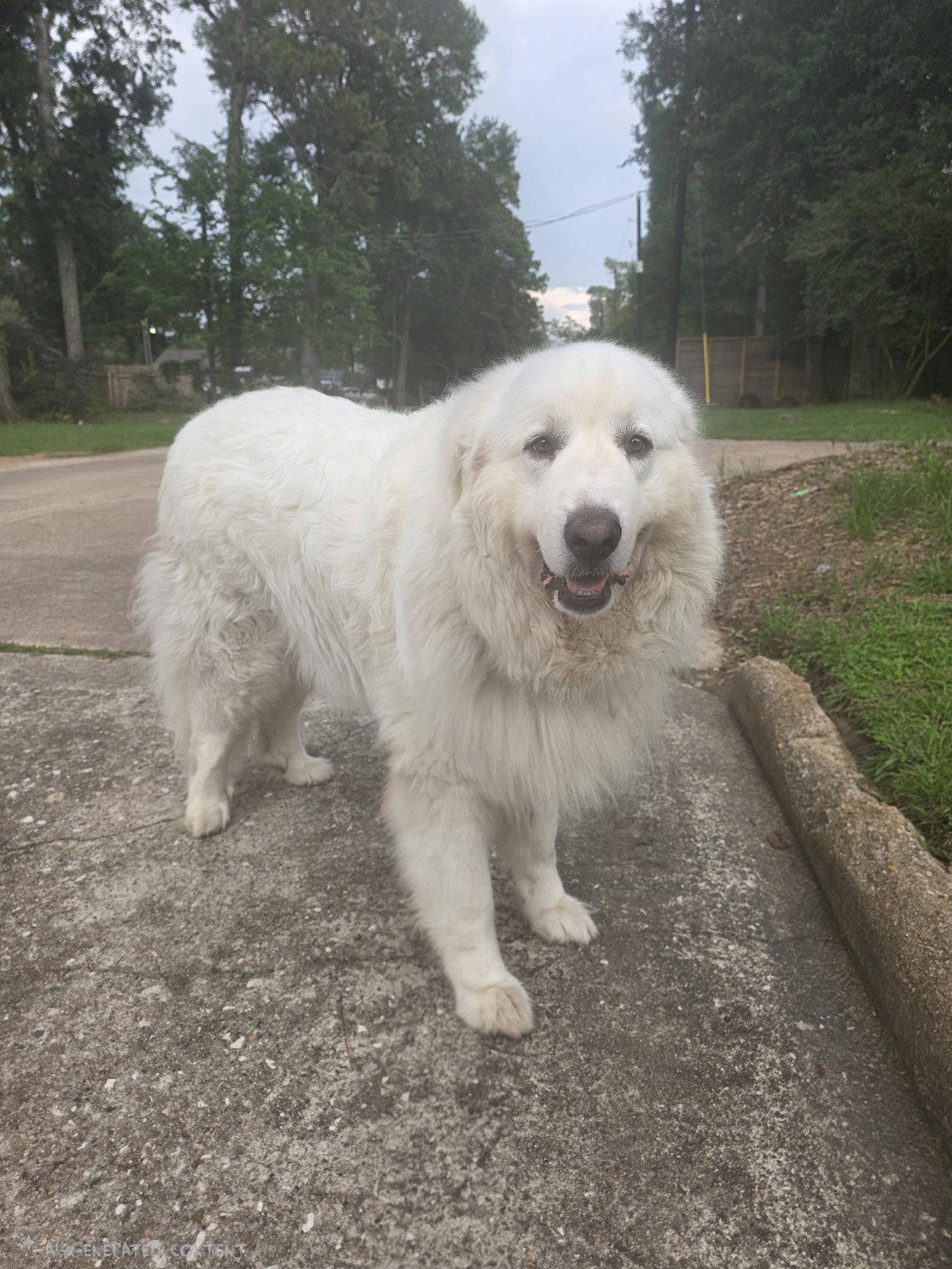 Samson, an adopted Great Pyrenees in Spring, TX image 3/5