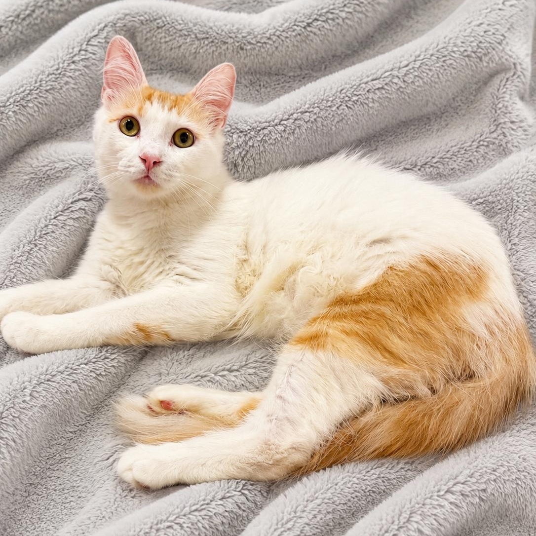 Enlarge Rsmd Org Wt Cutie , a ADOPTABLE Domestic Long Hair in Glendora, CA image 1/6