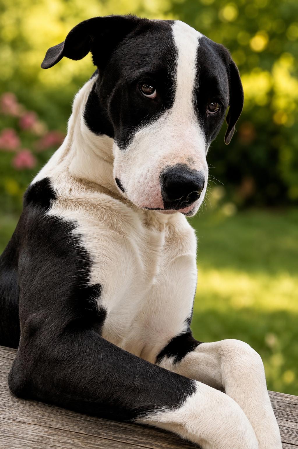 Bruno, Adoptable, Young Male Border Collie & American Bully.