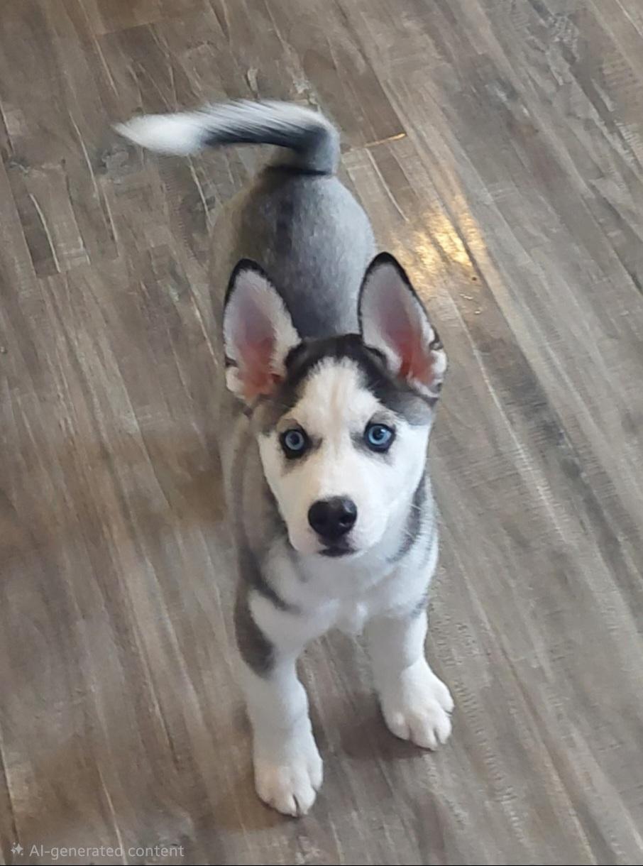 Baby, ADOPTABLE, Puppy Female Siberian Husky & Husky.