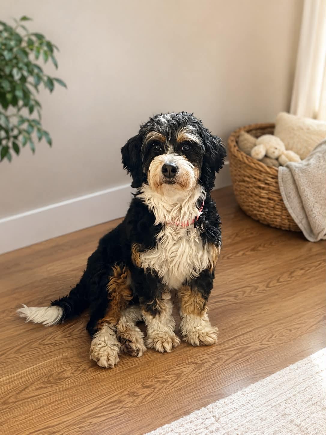 Willow, a ADOPTABLE Bernedoodle in Brunswick, ME image 2/2