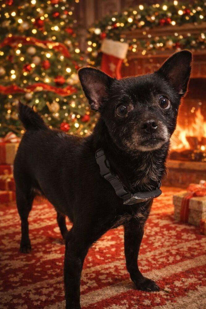 Comet, Adopted, Senior Male Chihuahua.