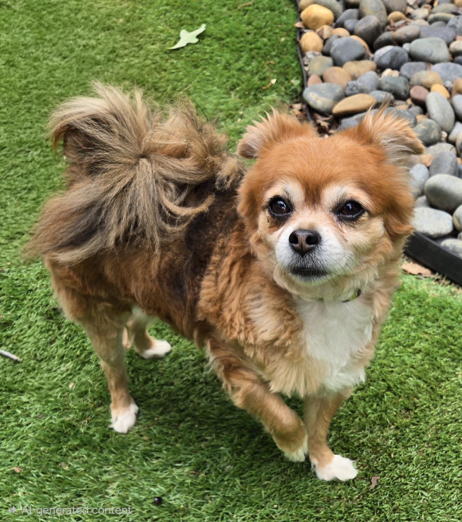 Lilly, adopted, Adult Female Pomeranian.