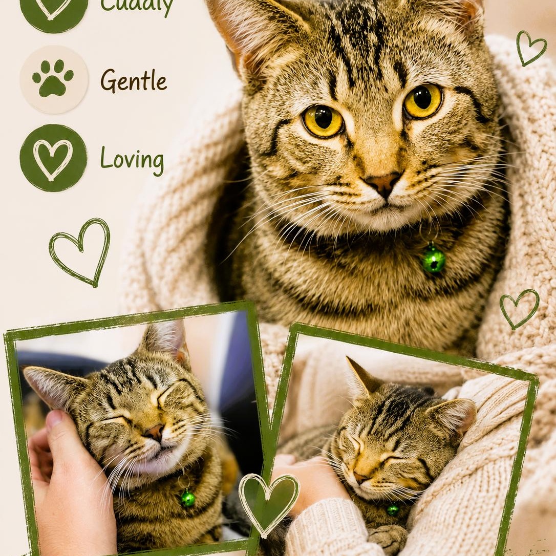 Enlarge Benji, a Adoptable Domestic Short Hair in Charlotte, NC image 4/4