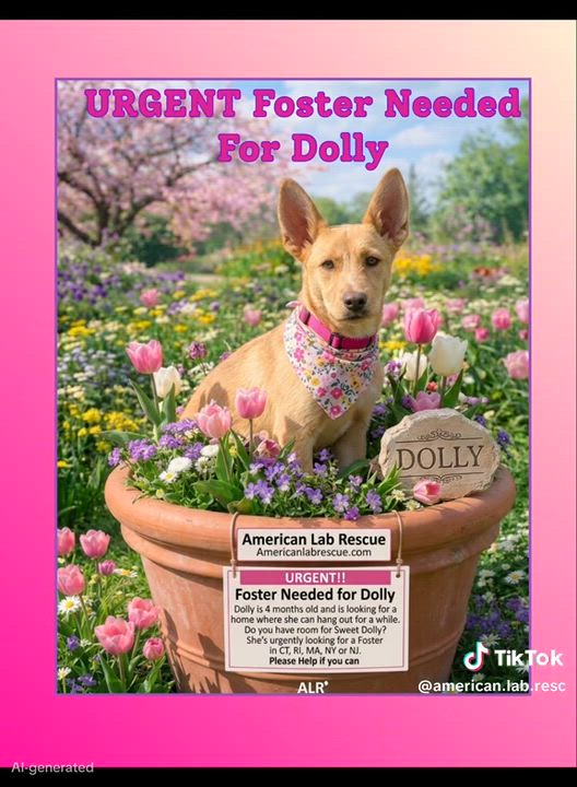 Enlarge Dolly - Urgent Foster Needed!, a ADOPTABLE mixed breed in Willington, CT video 6/6