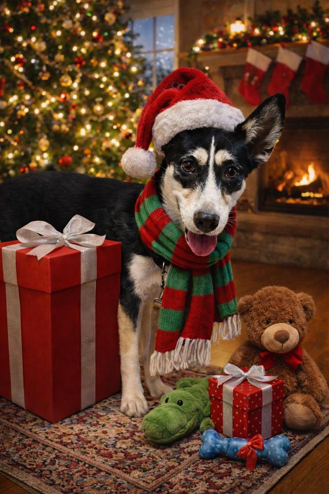 Pickle, Adoptable, Young Female Australian Shepherd & Siberian Husky.