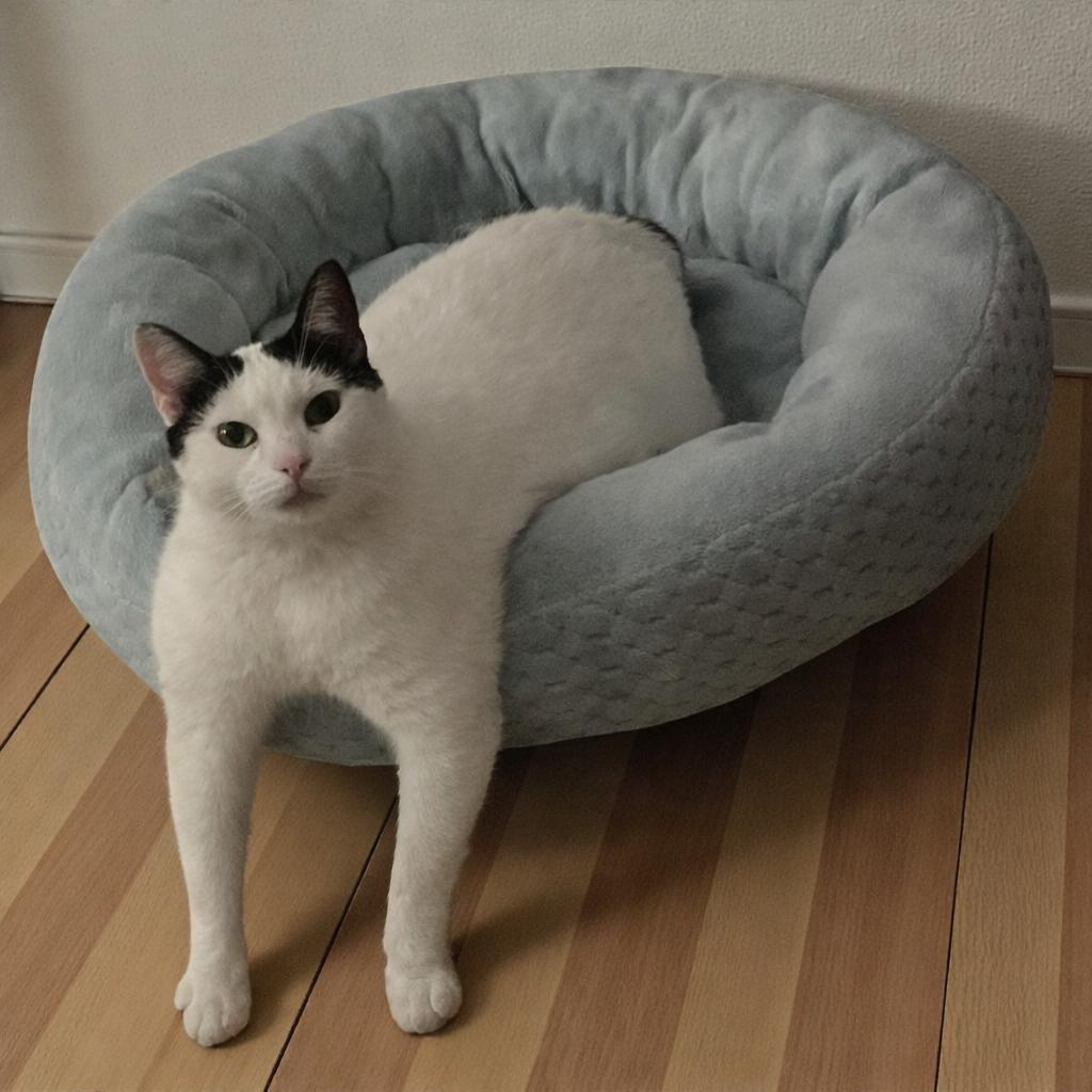 Enlarge Lulu — An Only-Pet Cat Seeking a Calm, Experienced Guardian, a Adoptable Tuxedo in Hillsboro, TX image 3/6