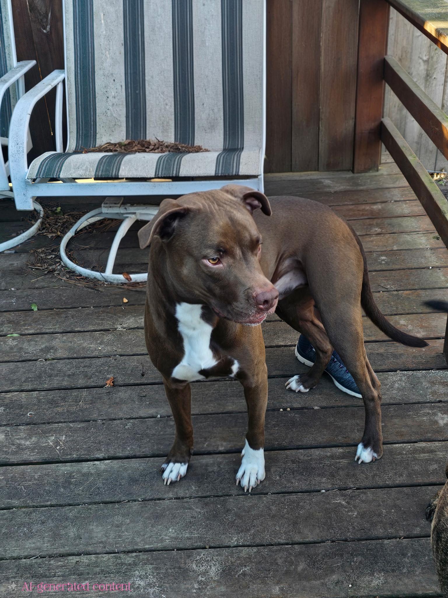 Charlie , ADOPTABLE, Young Male Pit Bull Terrier.
