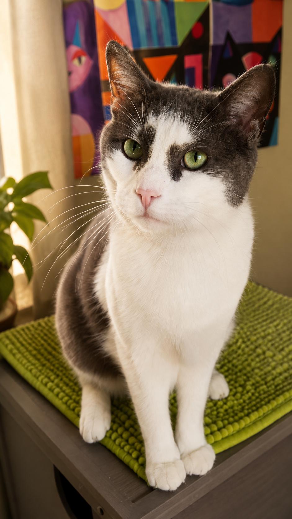 Tiny Tim, Adoptable, Adult Male Domestic Short Hair.