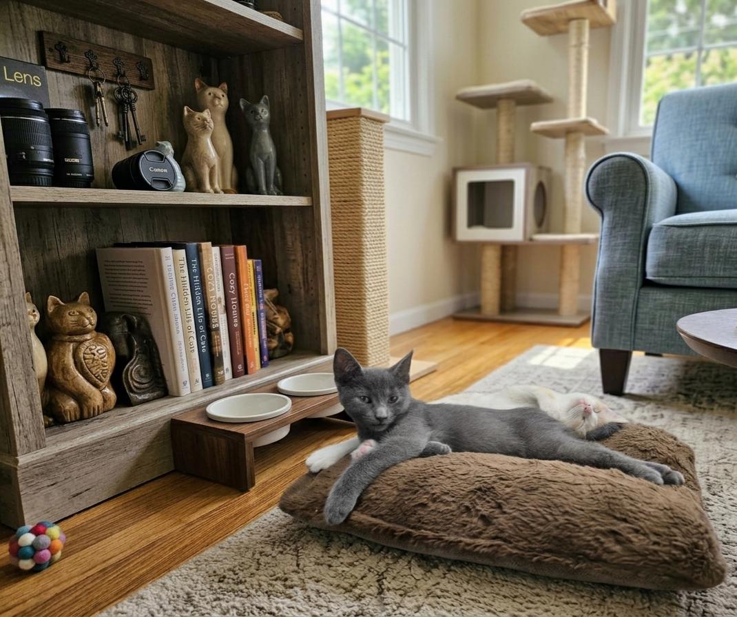 Arch, an adopted Russian Blue in Yorba Linda, CA image 5/5