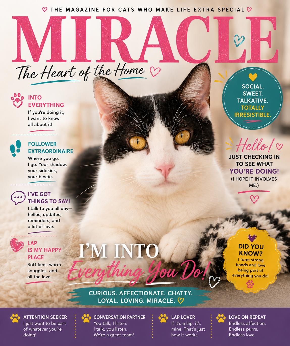 Enlarge Miracle, a Adoptable Domestic Short Hair in Monrovia, CA image 6/6
