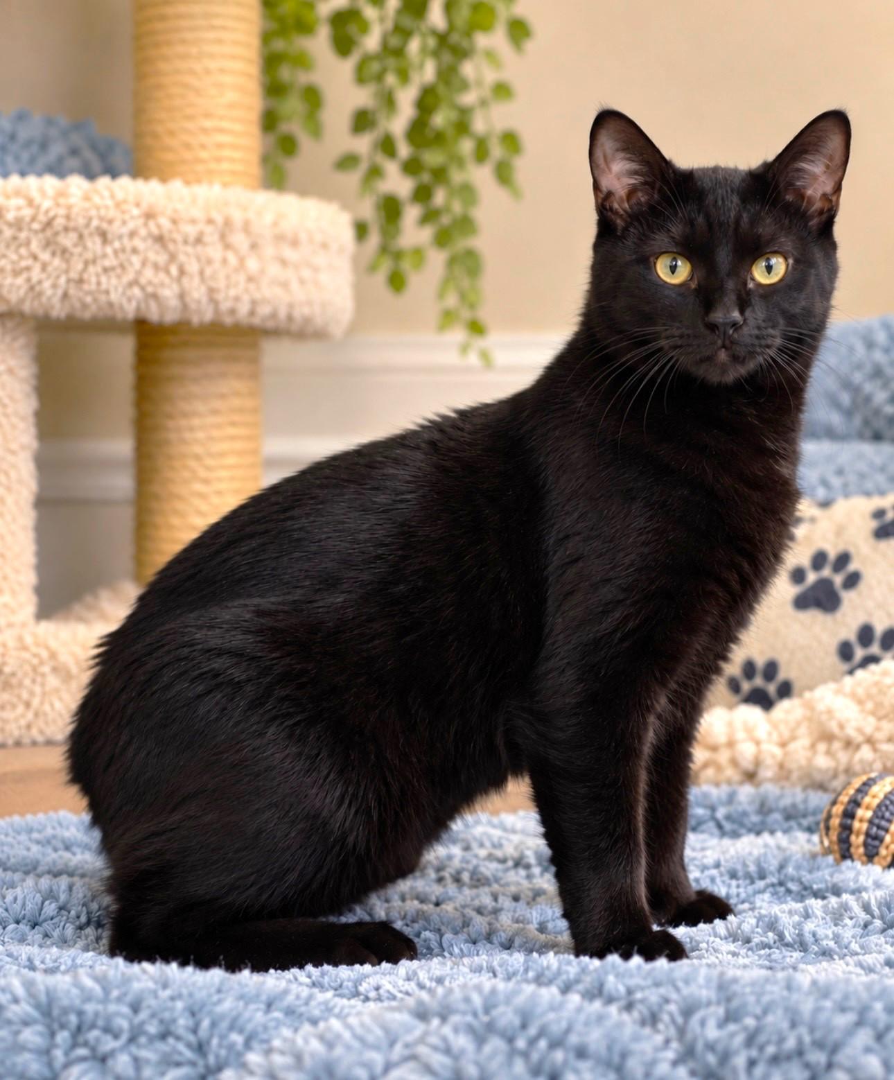 Enlarge BJORN - BOBTAIL BOMBAY (DOG IN A CAT SUIT), a Adoptable Bombay in Danbury, CT image 2/3