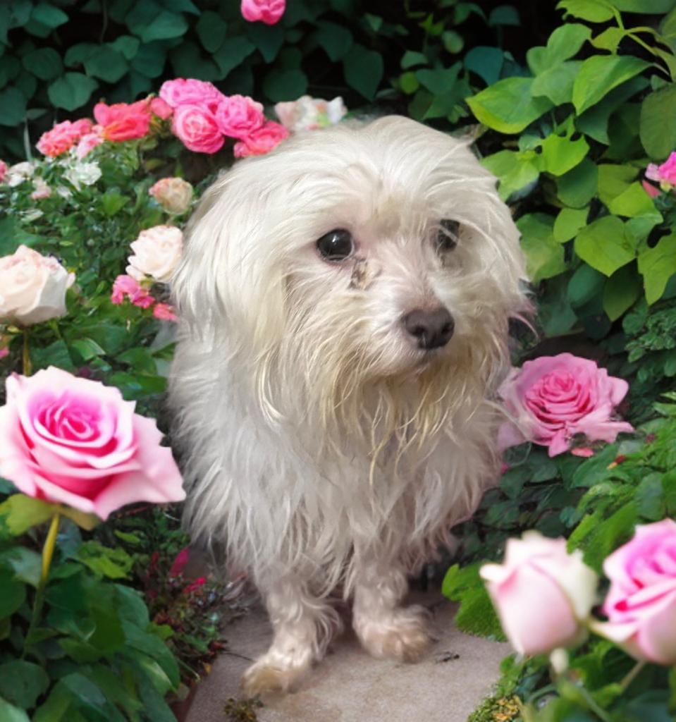 Maddie, ADOPTABLE, Adult Female Maltese.